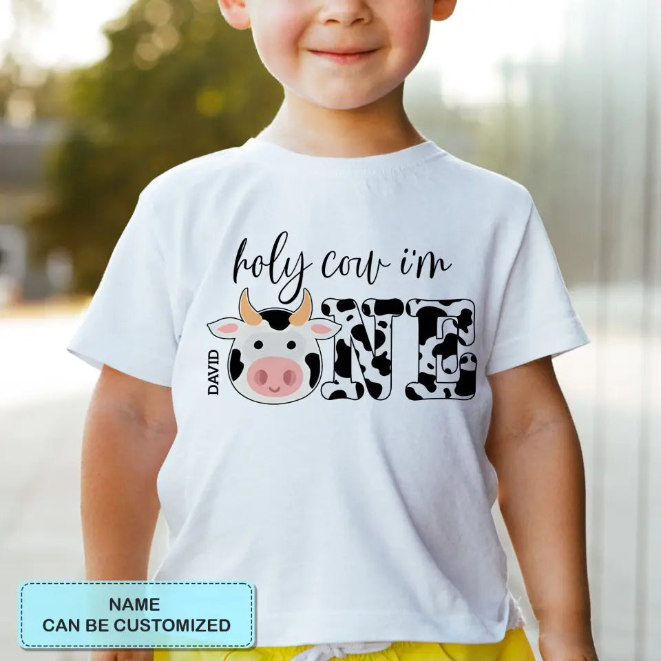 Cow Family Birthday - Personalized Custom T-shirt - Birthday Gift For Kid, Family, Family Members