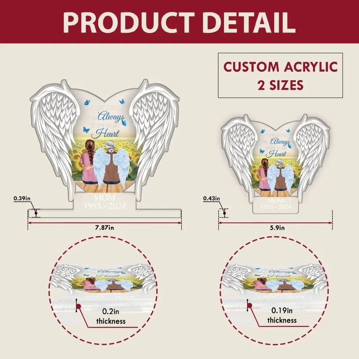 You Are Always With Me - Personalized Custom 3D LED Light - Gift For Family, Family Members