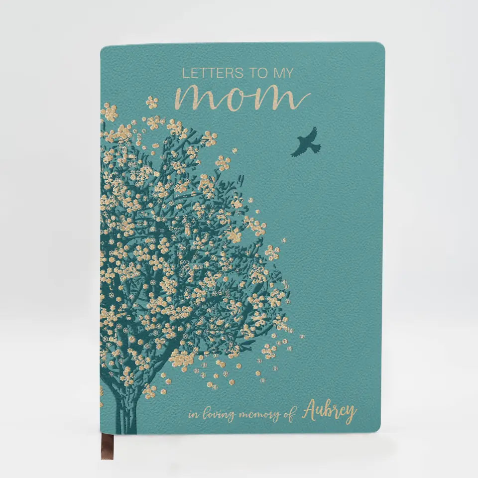 Letter To My Mom - Personalized Custom Leather Journal - Gift For Family Members, Friends