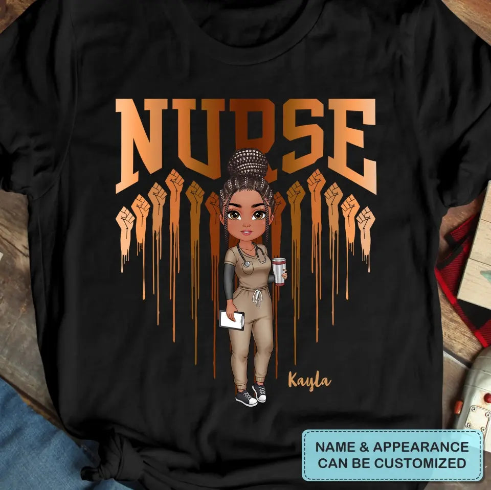 Heart Nurse Life - Personalized Custom T-shirt - Nurse's Day, Appreciation Gift For Nurse