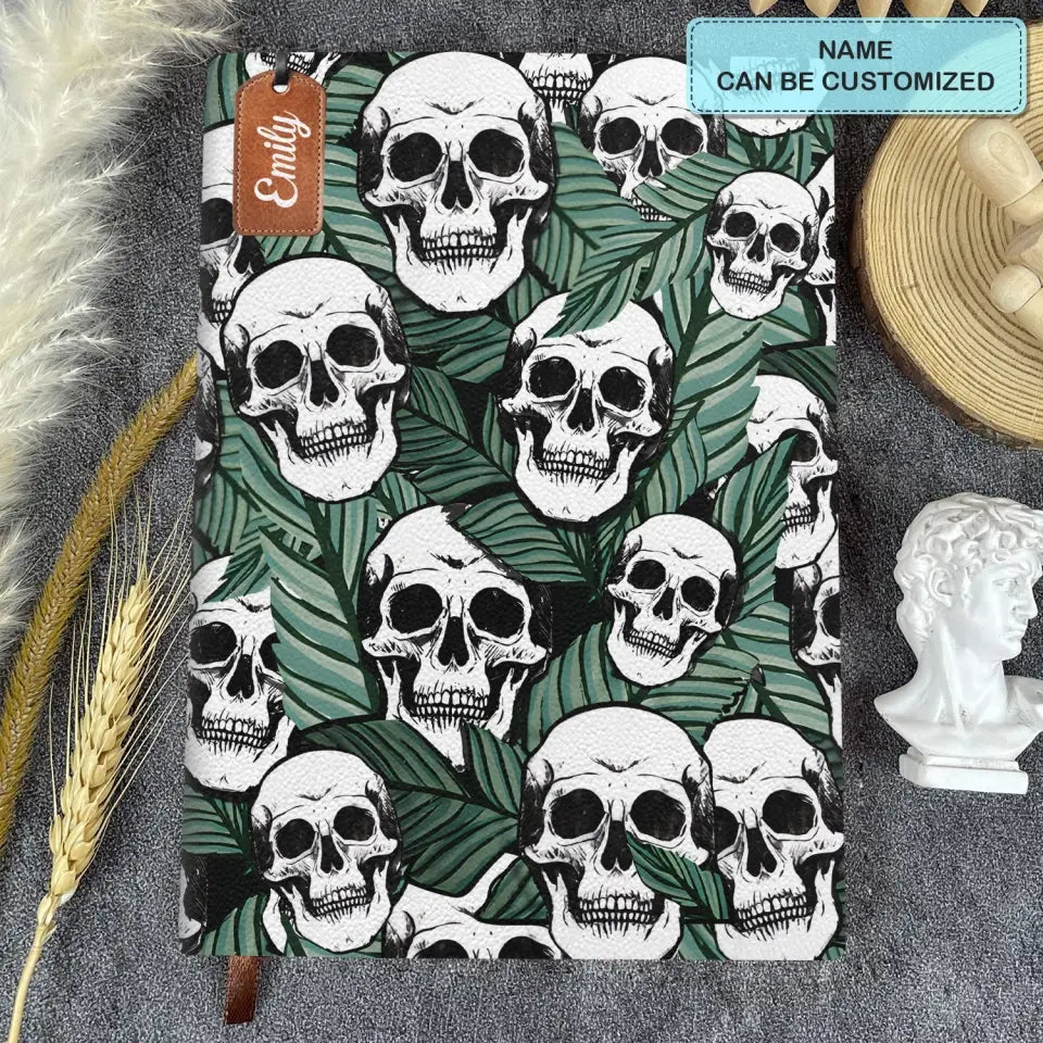 Sugar Skull - Personalized Custom Leather Journal