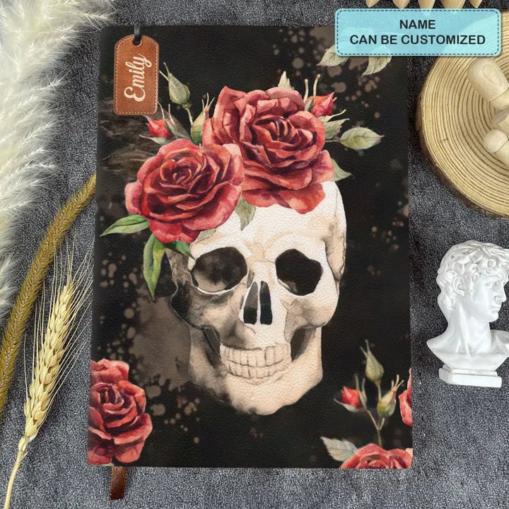 Sugar Skull - Personalized Custom Leather Journal