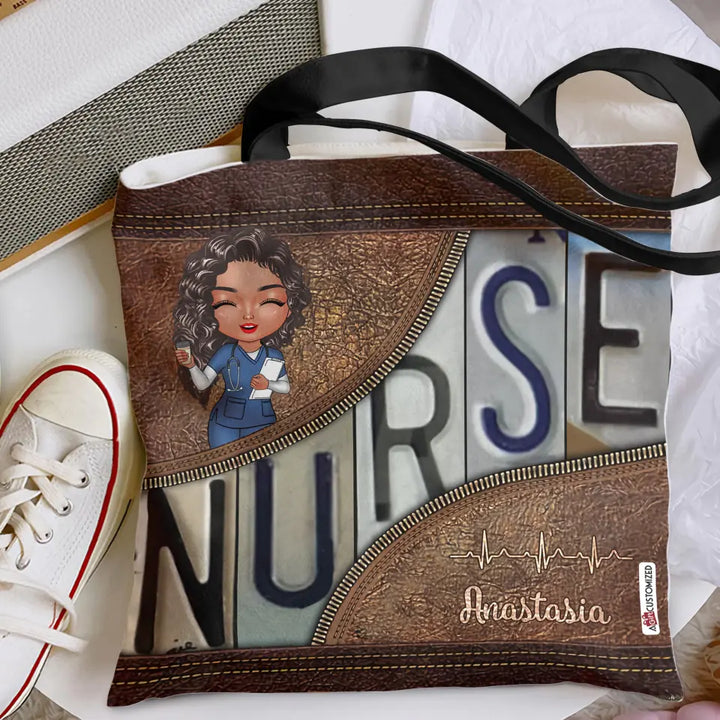 Nurse Life - Personalized Custom Tote Bag - Nurse's Day, Appreciation Gift For Nurse