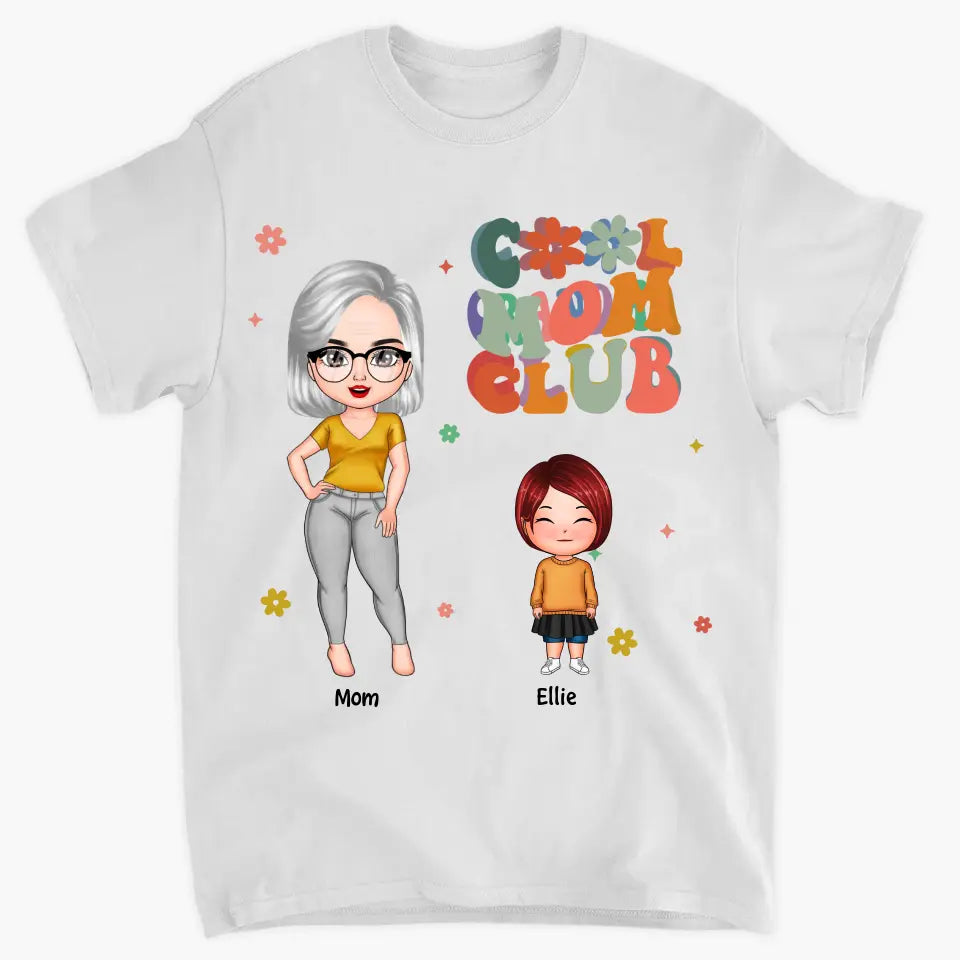 Cool Mom Club - Personalized Custom T-shirt - Mother's Day Gift For Mom, Grandma