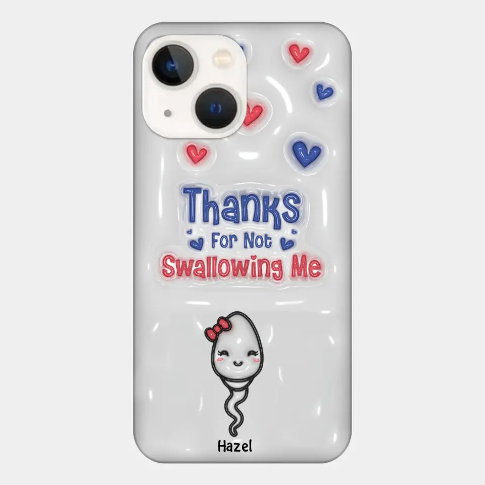 Thank For Not Swallowing Us - Personalized Custom Phone Case - Gift For Mom, Family Members