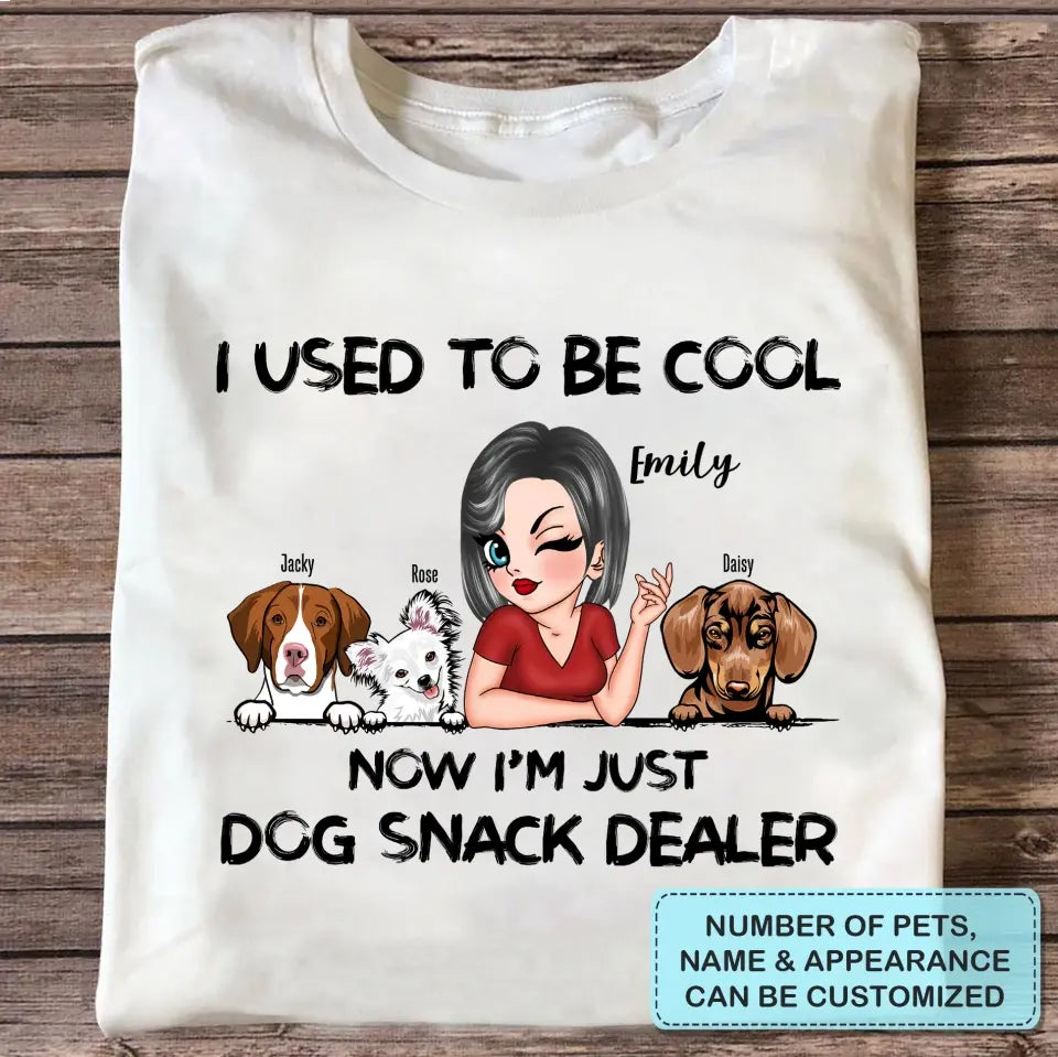 I Used To Be Cool - Personalized Custom T-shirt - Gift For Dog Mom, Cat Mom, Pet Lover