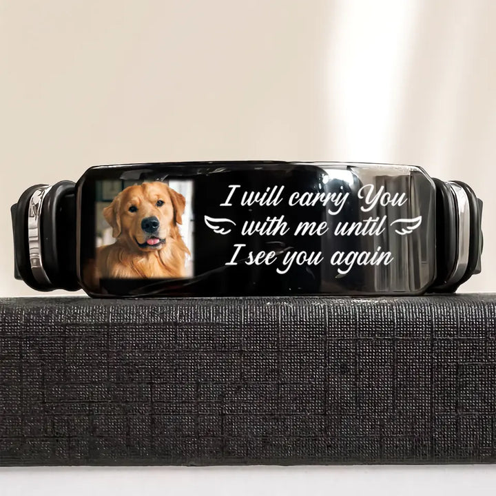 Until I See You Again Pet - Custom Bracelet - Sympathy Gift