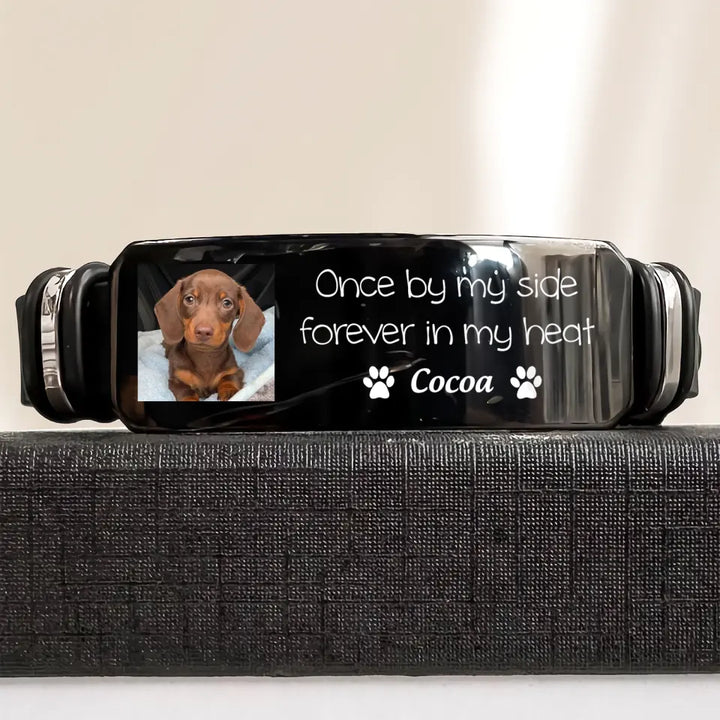 Forever In My Heart Pet - Custom Bracelet - Sympathy Gift
