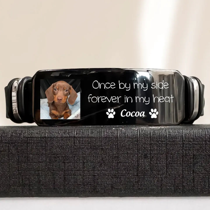 Forever In My Heart Pet - Custom Bracelet - Sympathy Gift