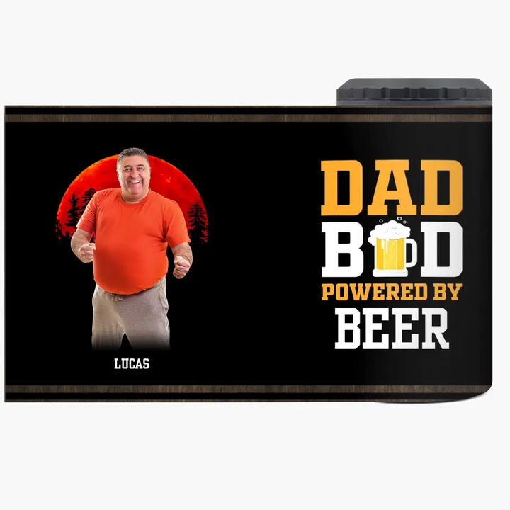 Dad Bob Power By - Personalized Custom Can Cooler Tumbler - Father's Day, Birthday Gift For Dad, Grandpa