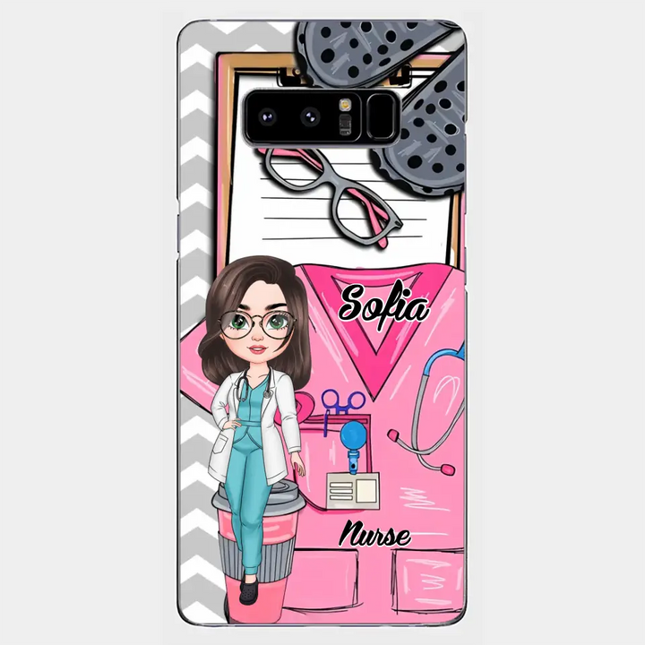 Nurse Life Scrub - Personalized Custom Phone Case - Nurse's Day, Appreciation Gift For Nurse