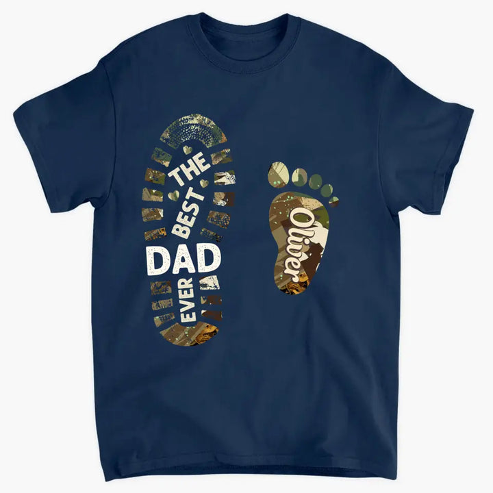 The Best Dad Ever - Personalized Custom T-shirt - Father's Day Gift For Dad