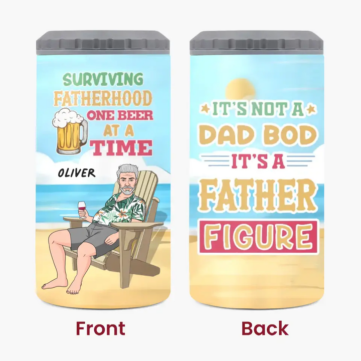 Its Not Dad Bod - Personalized Custom Can Cooler Tumbler - Father's Day, Birthday Gift For Dad, Grandpa