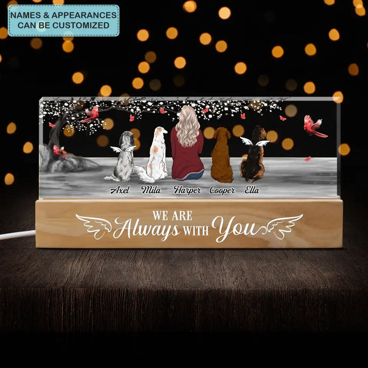 I Am Always With You - Personalized Custom Name Night Light - Memorial Gift