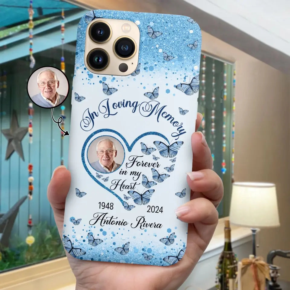 In Loving Memories - Personalized Custom Phone Case - Memorial Gift