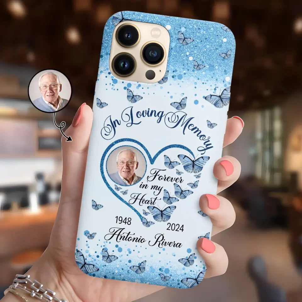 In Loving Memories - Personalized Custom Phone Case - Memorial Gift