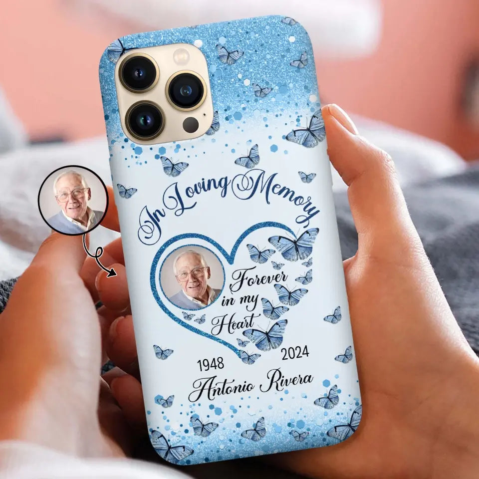 In Loving Memories - Personalized Custom Phone Case - Memorial Gift