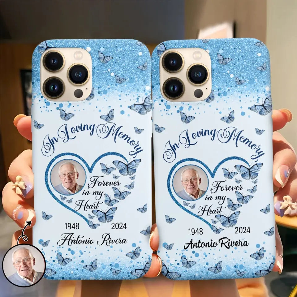 In Loving Memories - Personalized Custom Phone Case - Memorial Gift