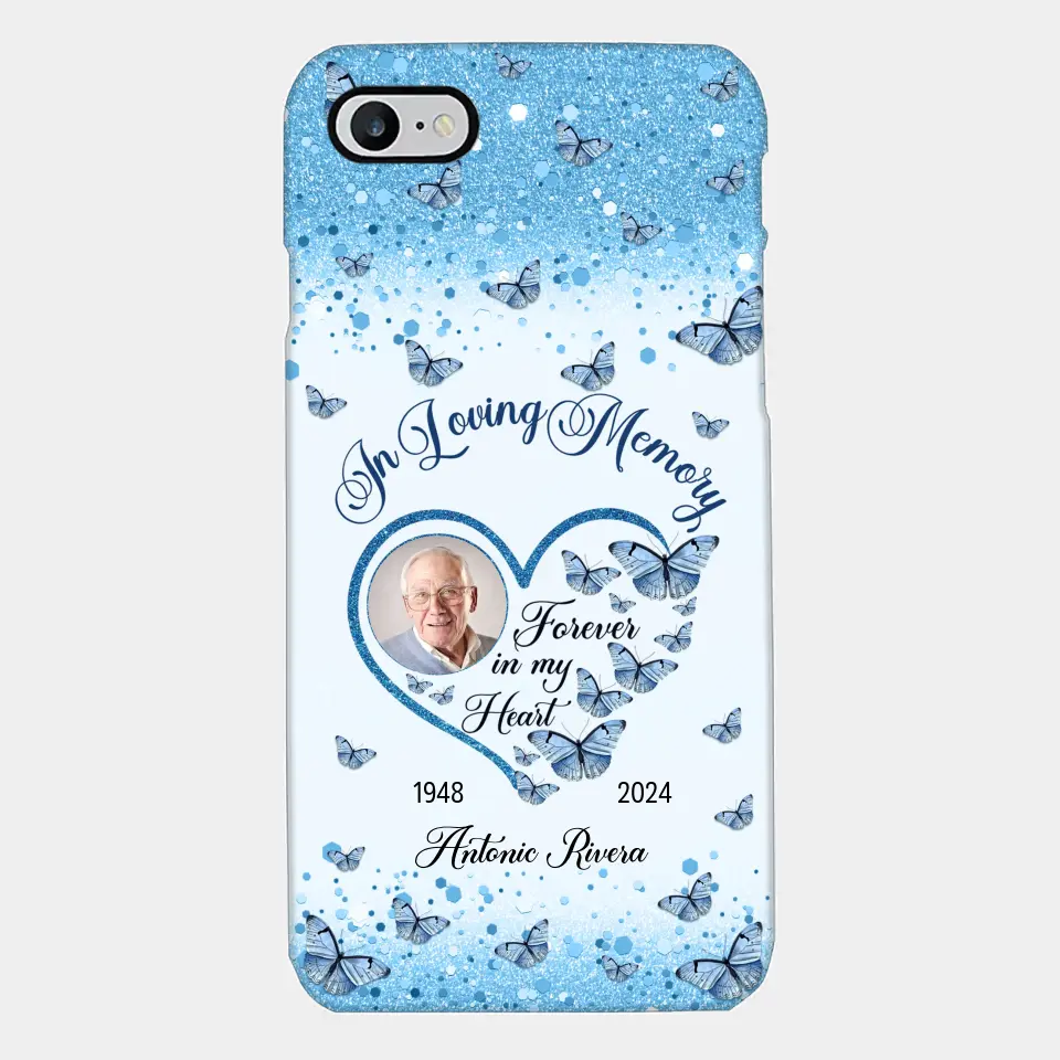 In Loving Memories - Personalized Custom Phone Case - Memorial Gift