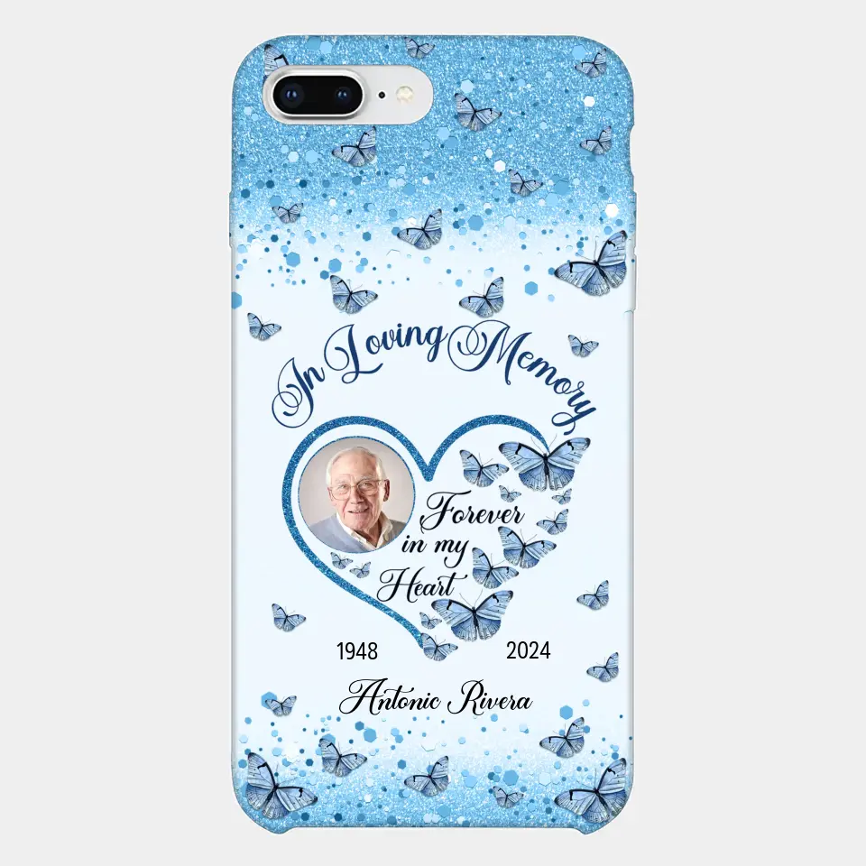 In Loving Memories - Personalized Custom Phone Case - Memorial Gift