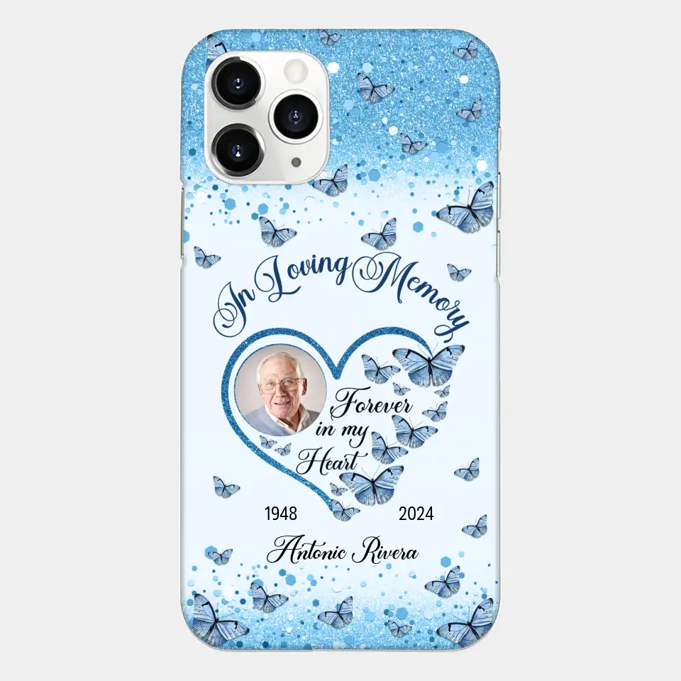 In Loving Memories - Personalized Custom Phone Case - Memorial Gift