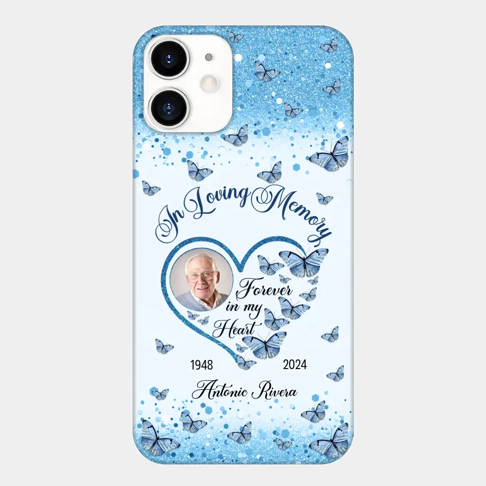 In Loving Memories - Personalized Custom Phone Case - Memorial Gift