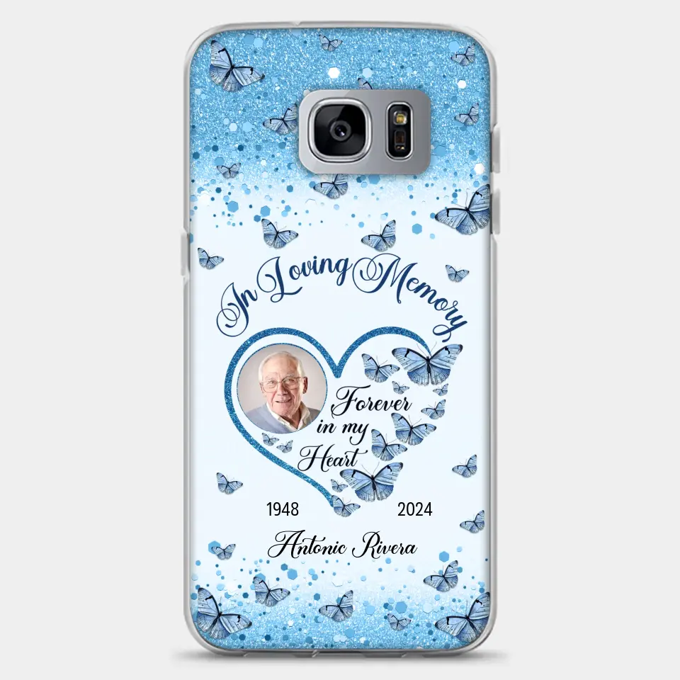 In Loving Memories - Personalized Custom Phone Case - Memorial Gift