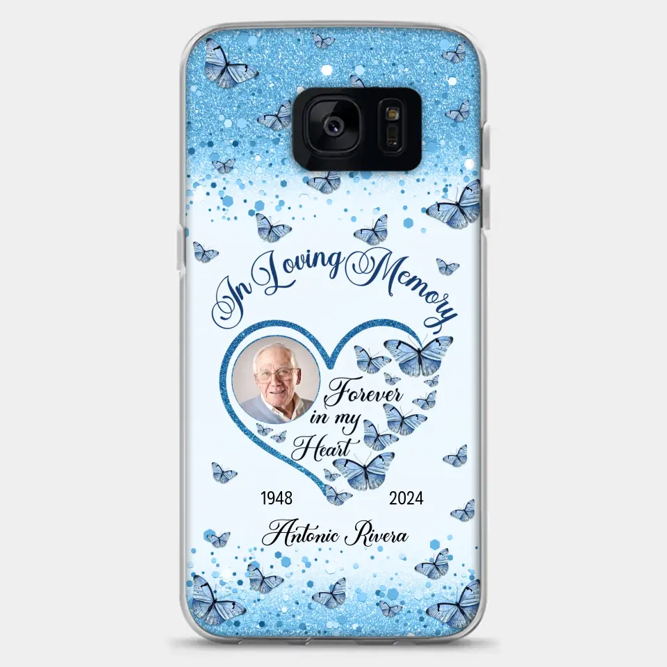 In Loving Memories - Personalized Custom Phone Case - Memorial Gift