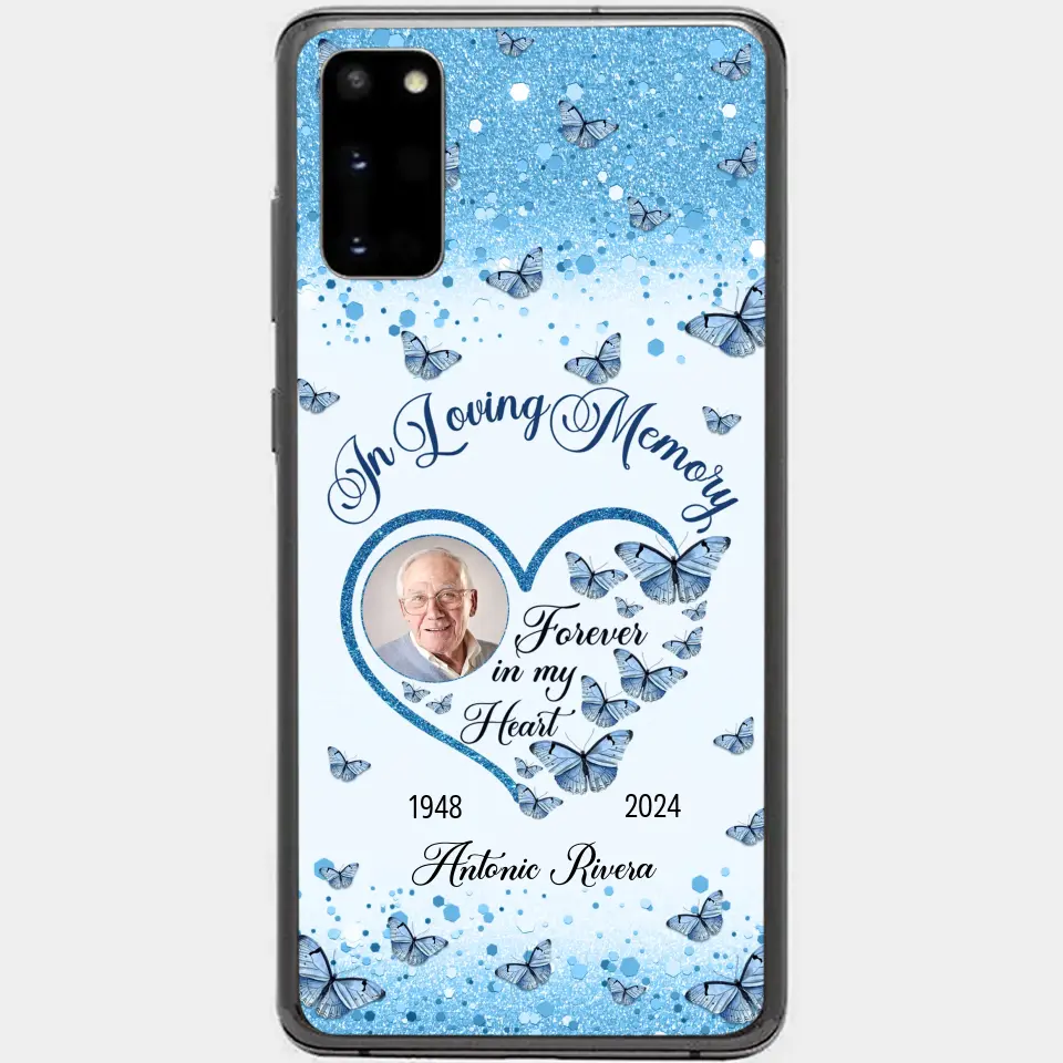 In Loving Memories - Personalized Custom Phone Case - Memorial Gift