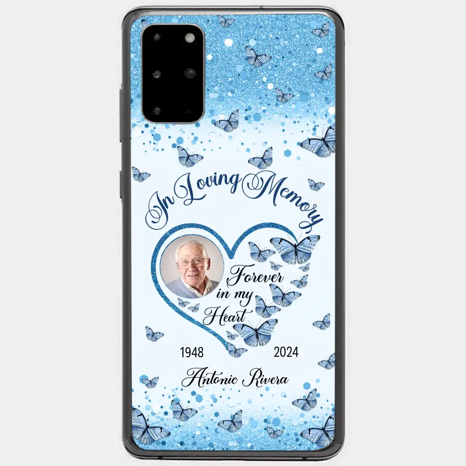 In Loving Memories - Personalized Custom Phone Case - Memorial Gift