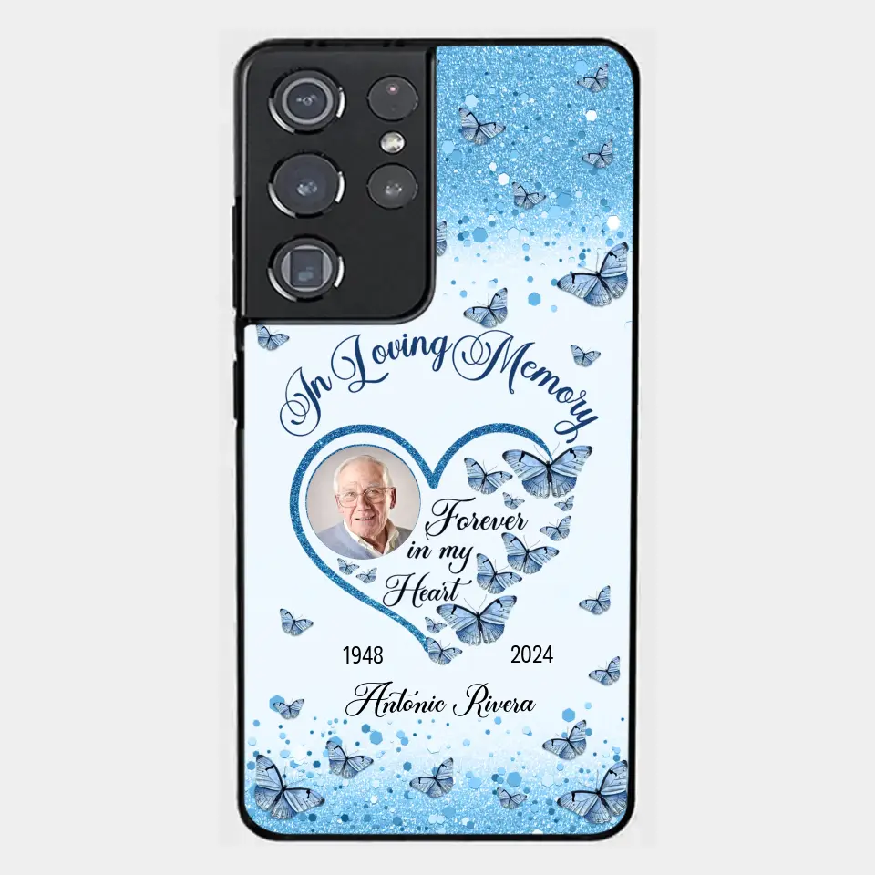 In Loving Memories - Personalized Custom Phone Case - Memorial Gift