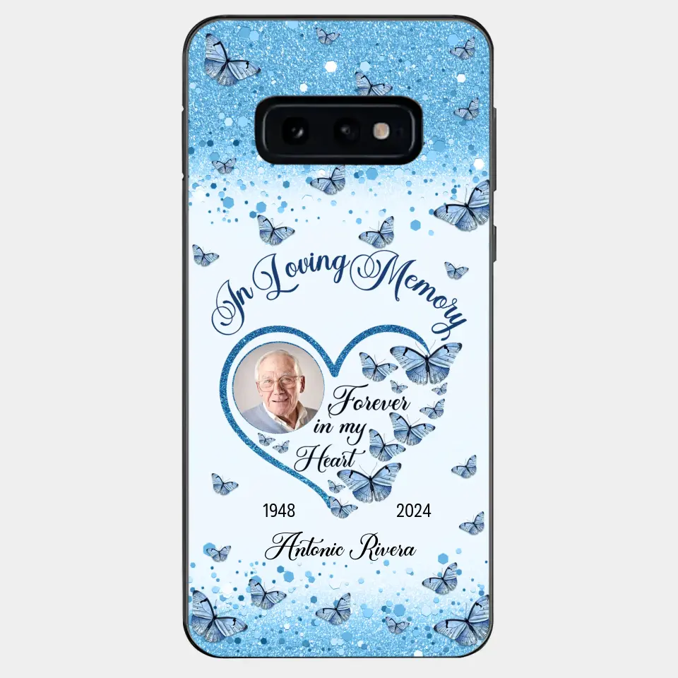 In Loving Memories - Personalized Custom Phone Case - Memorial Gift