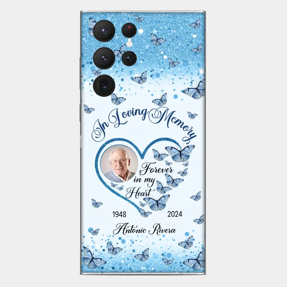 In Loving Memories - Personalized Custom Phone Case - Memorial Gift