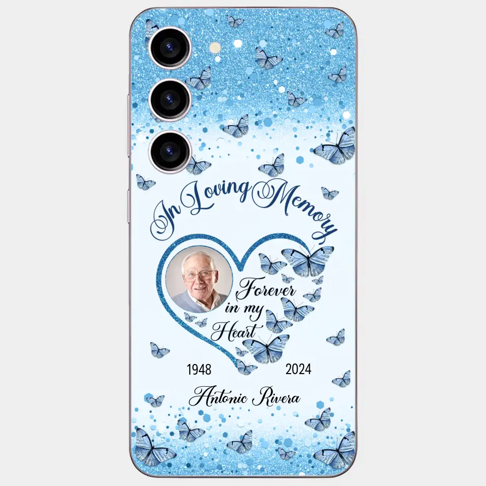 In Loving Memories - Personalized Custom Phone Case - Memorial Gift