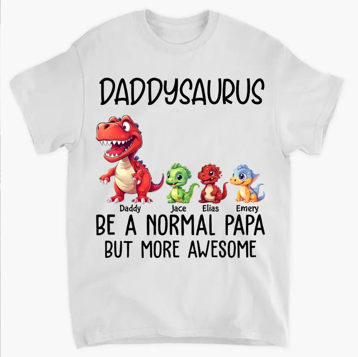 Like A Normal Grandpa But More Awesome - Personalized Custom T-shirt - Father's Day Gift For Grandpa, Dad