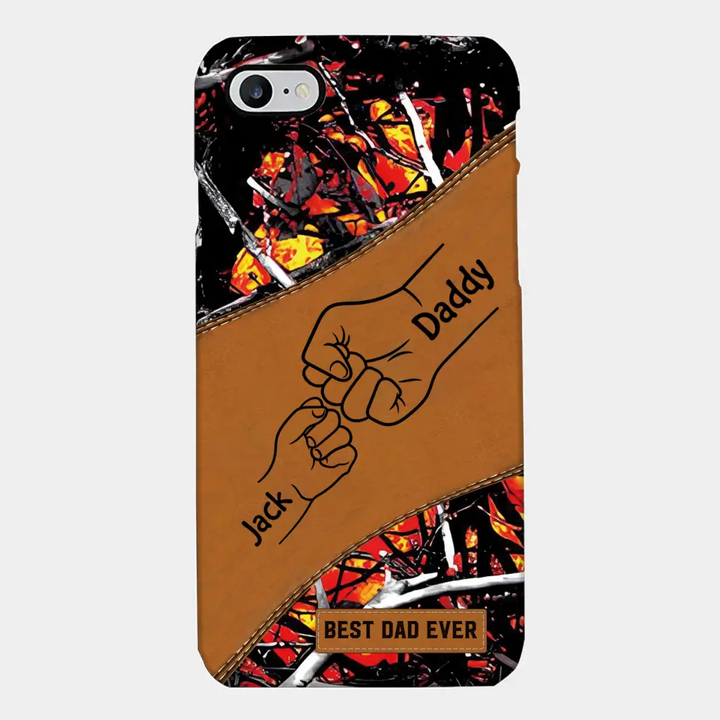 Best Dad Ever - Personalized Custom Phone Case - Father's Day Gift For Dad
