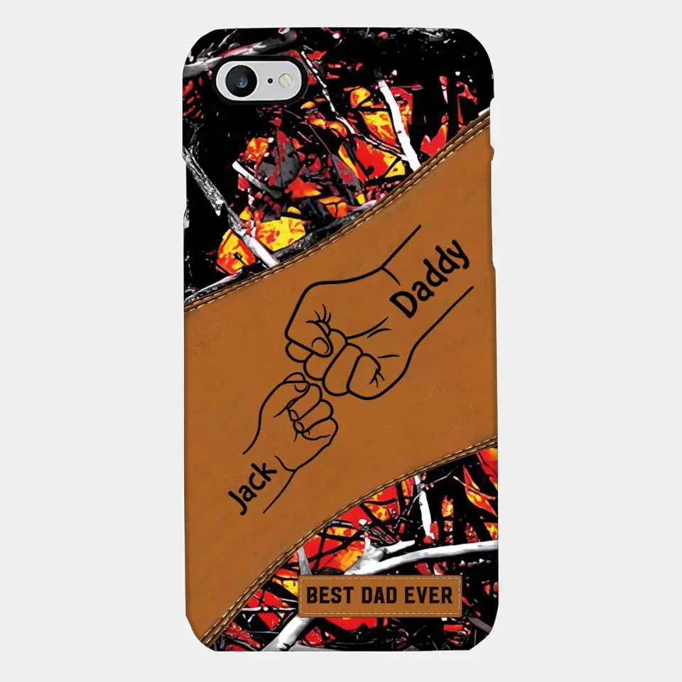 Best Dad Ever - Personalized Custom Phone Case - Father's Day Gift For Dad