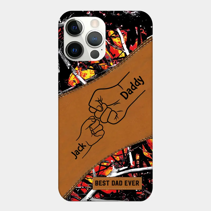 Best Dad Ever - Personalized Custom Phone Case - Father's Day Gift For Dad