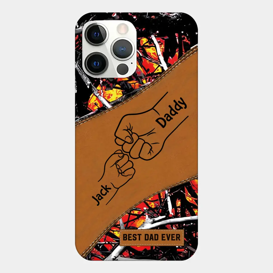 Best Dad Ever - Personalized Custom Phone Case - Father's Day Gift For Dad