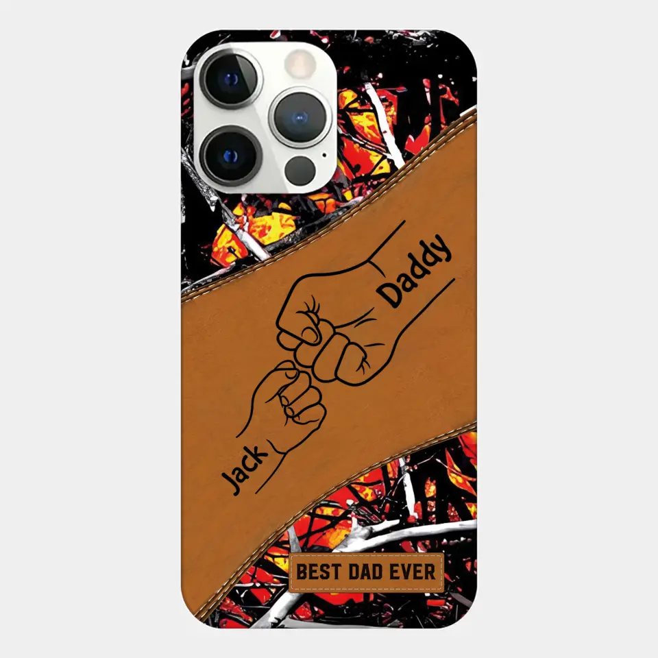 Best Dad Ever - Personalized Custom Phone Case - Father's Day Gift For Dad