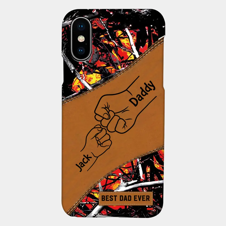 Best Dad Ever - Personalized Custom Phone Case - Father's Day Gift For Dad