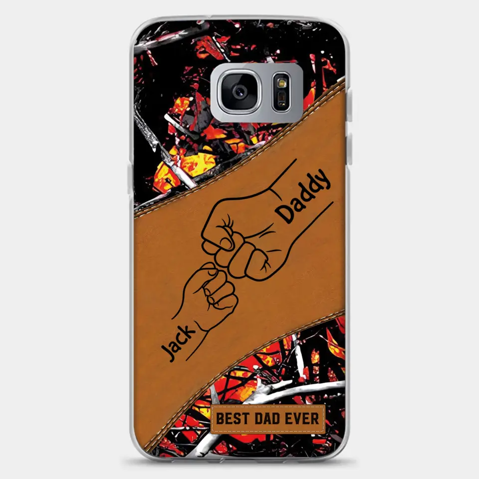 Best Dad Ever - Personalized Custom Phone Case - Father's Day Gift For Dad