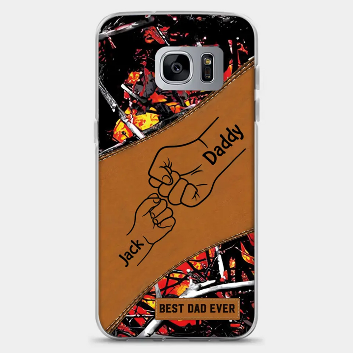 Best Dad Ever - Personalized Custom Phone Case - Father's Day Gift For Dad
