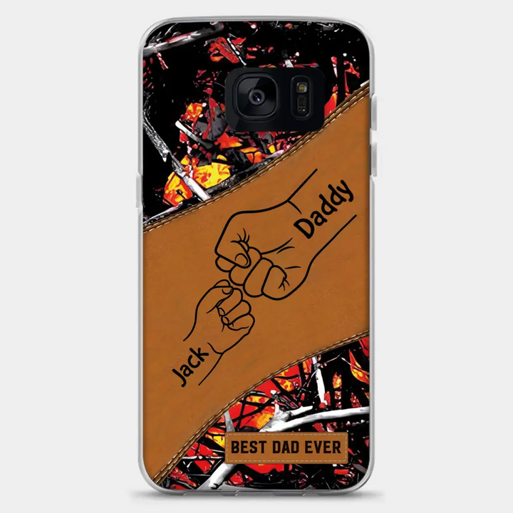 Best Dad Ever - Personalized Custom Phone Case - Father's Day Gift For Dad