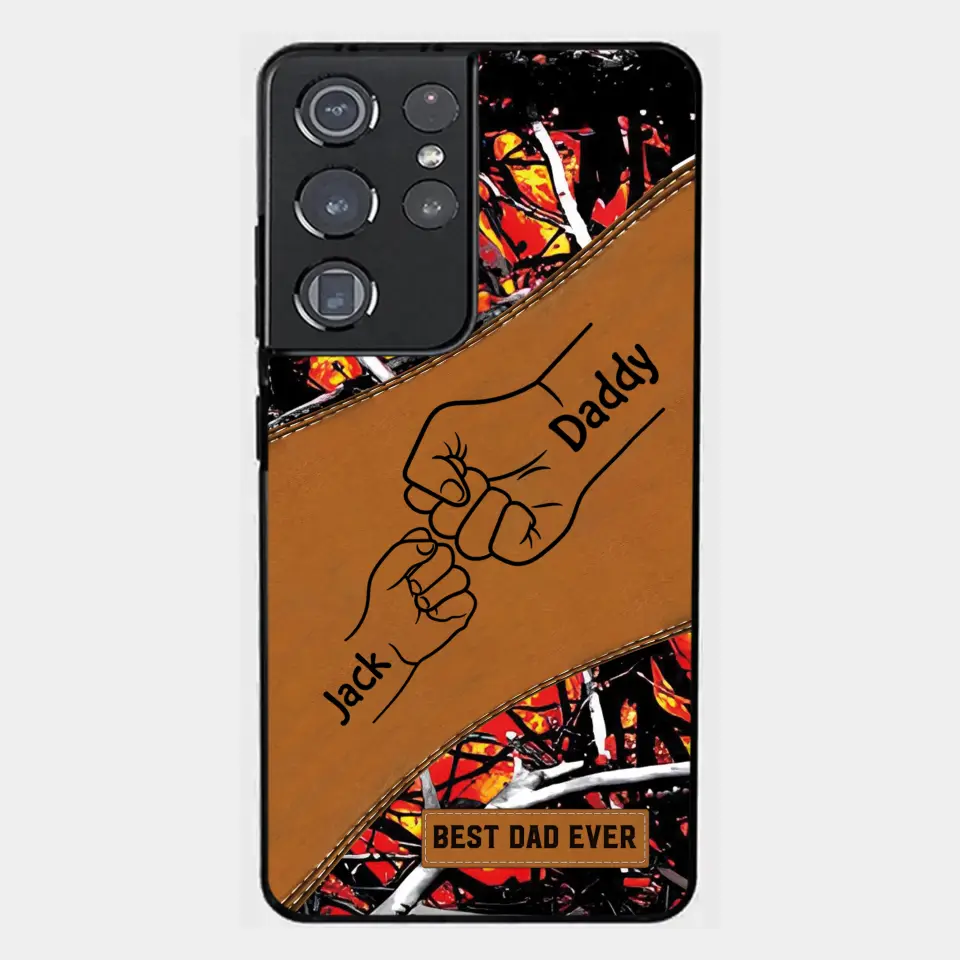 Best Dad Ever - Personalized Custom Phone Case - Father's Day Gift For Dad