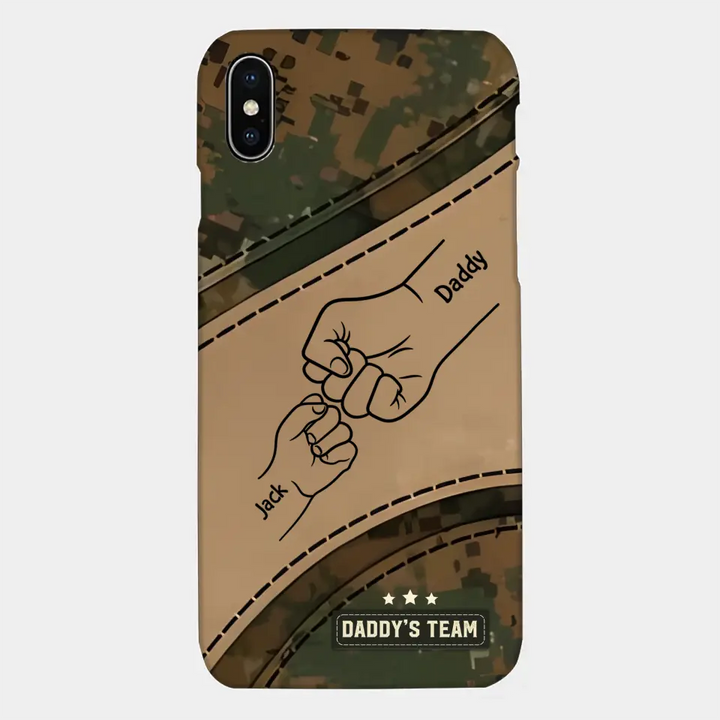 Best Dad Ever Camo Pattern - Personalized Custom Phone Case - Father's Day Gift For Dad