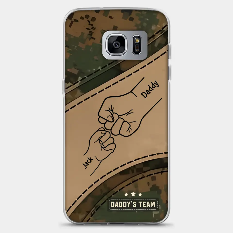 Best Dad Ever Camo Pattern - Personalized Custom Phone Case - Father's Day Gift For Dad