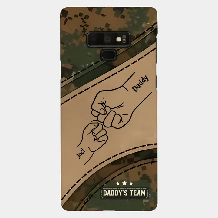 Best Dad Ever Camo Pattern - Personalized Custom Phone Case - Father's Day Gift For Dad