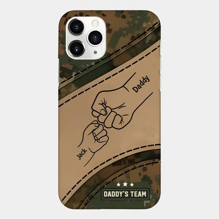 Best Dad Ever Camo Pattern - Personalized Custom Phone Case - Father's Day Gift For Dad