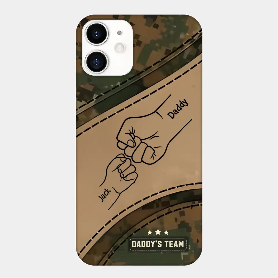 Best Dad Ever Camo Pattern - Personalized Custom Phone Case - Father's Day Gift For Dad